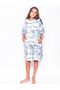 Beach Towel Children's Poncho with Hood (Starfish Print)