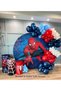 My Party Set^^ Spiderman Concept Balloon Chain Set, Midnight Blue*Red*Macaron Blue*White 100 Pieces