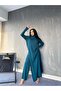 WOMEN'S COMFORTABLE TURTLENESE COLLAR SUIT WITH TROUSERS