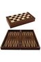 Antique Walnut Backgammon Set