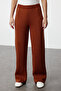 Cinnamon Print Balloon Sleeve Knitwear Cardigan Trousers Bottom-Top Suit Tctaw25Us00007 - 2