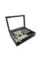 Richbox 9-Piece Watch Set: Bracelet, Bangle, Ring, Brooch, Cufflinks, Jewelry, Watch Box, Mango Navy Blue Kro - 3