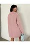 Powder Colored Knitwear Sweater - Collar Detailed, Standard Model - 4