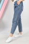 Girl's Loose Cut Slim Leg Elastic Waist Casual Casual Jeans - 4