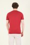Men's Crew Neck Mercerized T-Shirt Burgundy - 6