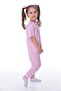 100% Cotton Single Jersey Combed Cotton Fabric Buttoned Simple Anti-sweat Girl's Summer Pajamas Set - 2
