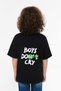 Boy's Printed Comfort Fit Black T-Shirt for Ages 2-7 - 2