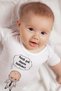 Organic 100% Cotton Uncle 3-Piece Baby Body Set White Baby Bodysuit with Snap Fasteners Triple 5056-5184-5249 - 4