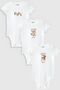 Organic 100% Cotton Special Design Koala Squirrel Baby 3-Piece Body Set Snap-On Bodysuit Jumpsuit 5875-5876-5877