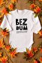 Bezdum Patterned Organic Cotton Baby Bodysuit - Long Sleeve Jumpsuit with Snap Fasteners 5599