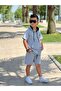 Boy's Summer Ribbed Shorts Suit Minah- 07120013 - 3