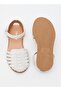 Flat Sandals with Hook and Loop Closure - 5