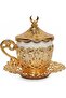 Coffee Cup Turkish Greek Arabic Coffee Espresso Cup Saucer (1 Piece) - 3