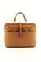 Unisex Tan Quilted 15 & 15.6 Inch Laptop Briefcase - 2