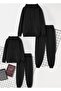 2 Piece Set Hooded Unisex Tracksuit Set - 2