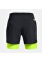 Men's Ua Peak Woven 2 in 1 Shorts 1378604 -003 - 5