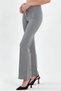 SHILSEE WOMEN'S GRAY HIGH WAIST Gathering LYCRAL PALAZZO PANT - 2