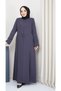 Summer Fabric Narrow Fit - Double Layered Sleeves and Embroidered Collar Piece Ferace