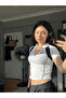 Y2K Zipper Detail Crop Body - 3