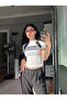 Y2K Zipper Detail Crop Body - 6