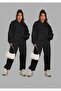 2-Piece Unisex Hooded Sweatshirt with Printed - 2