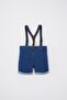 Baby Boy Jeans Shorts with Straps 2-Piece Set Z2717A223Sm - 4