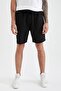 Regular Fit Basic Capri Shorts - 2