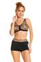 Recovery Leopard Patterned Shorts Bikini Set