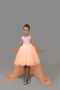 Girl's Back Long Tailed Tutu Skirt Graduation Party Ball Combination Skirt