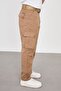 Relaxed Fit Men's Cargo Pants Lycra Gabardine Fabric New Season - 4