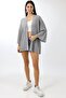 Women's Seasonal Poncho Cardigan Light Gray - 5