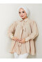 Women's Bow Detailed Shirt Collar Hijab Tunic - 3