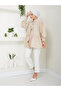 Women's Bow Detailed Shirt Collar Hijab Tunic - 5