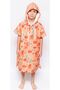 Beach Towel Kids Poncho with Hood (Octopus Print) - 4