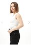 Everyday Chic Women's Off Lace Detail Tank Top Blouse