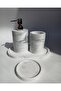 Marble Patterned Bathroom Set