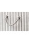 Storage Bag 3 Pieces Mega Size Gray Striped Bed Base Modern Organizer Dowry Interlining Storage Bag ~ Size: 3 X (74x46x22) - 6
