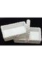 Rectangular Knitted Basket with and Without Handle, 2 Pieces Organizer, Gift Bundle, Dowry Holder - 3