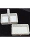 Rectangular Knitted Basket with and Without Handle, 2 Pieces Organizer, Gift Bundle, Dowry Holder - 4
