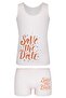Girl's Wide Strap Undershirt and Boxer Set Byo4109 - 3