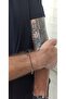 Steel Men's Albanian Chain Necklace Bracelet Set - 2