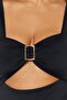 Black Balconette Accessory Detailed Ruffled Sleeves Plus Size Swimsuit Tbbss23Am00030 - 6