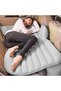 Inflatable Car Seat Mattress -Inflatable Mattress for Automobile Back Seat Repair Kit & Pump - 4