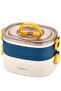 Stainless Steel Food Container 1900ml Blue