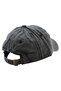 Denim distressed denim cap with adjustable buckle back and ventilation holes. - 2