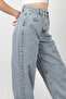Baggy Jeans with Back Belt Detail - 5