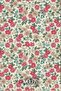 Retro Floral Patterned Digital Printed Fabric Suede-Like Texture Width 155cm Kms-48 - 2