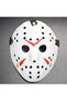 White Color Red Stripes Full Face Hockey Jason Mask Hannibal Mask