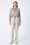 Stone Waist Elastic Wide Leg Trousers - 2