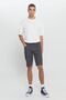 Men's Anthracite Slim Fit Slim Fit Dobby 100% Cotton Casual Chino Shorts